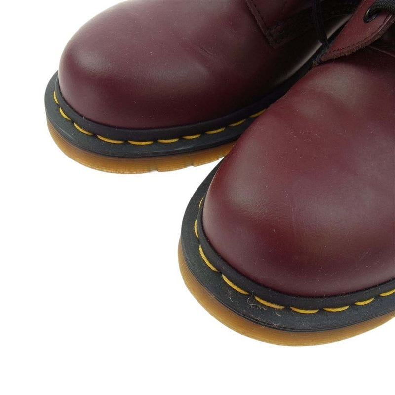 Dr.Martens ドクターマーチン 11822 8EYE BOOTS CHERRY RED 8ホール レースアップ ブーツ チェリーレッド エンジ系 UK8【中古】