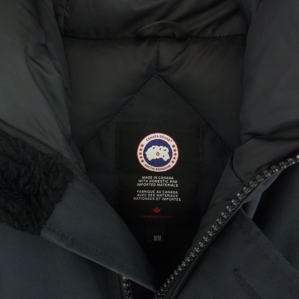 CANADA GOOSE カナダグース 3438JM 国内正規品 サザビーリーグタグ JASPER PARKA ジャスパー パーカー ダウン フーディー ジャケット ネイビー系 M【中古】