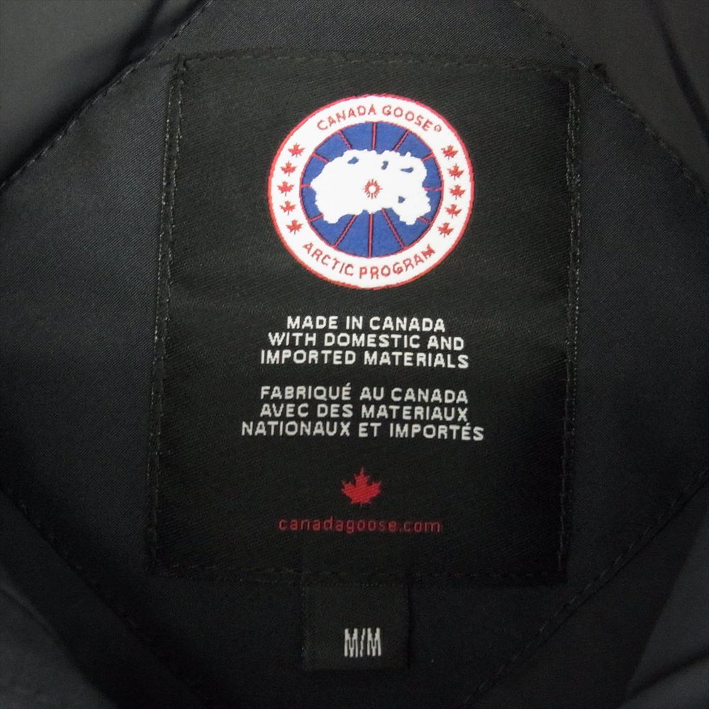 CANADA GOOSE カナダグース 3438JM 国内正規品 サザビーリーグタグ JASPER PARKA ジャスパー パーカー ダウン フーディー ジャケット ネイビー系 M【中古】