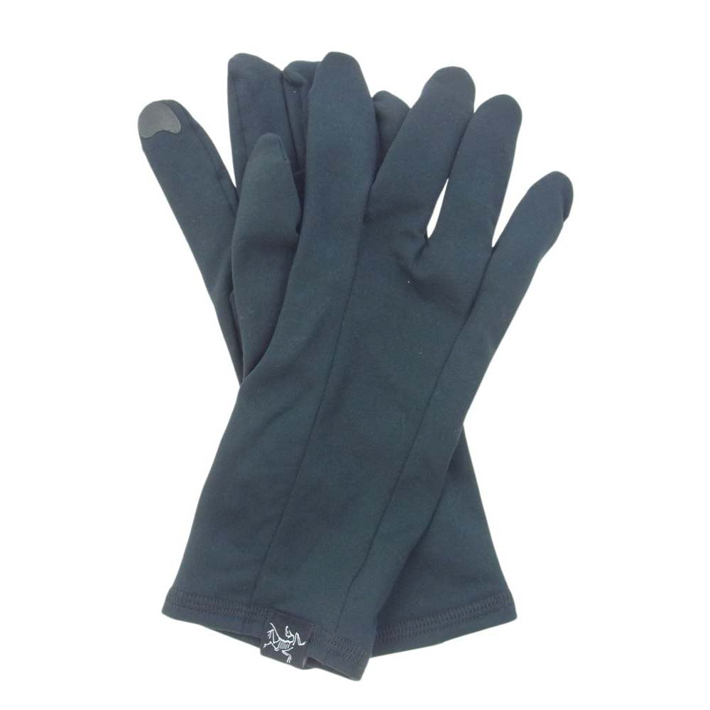 ARC'TERYX アークテリクス Rho Glove ロー グローブ 手袋 ブラック系 UNISEX 21.8-22.6cm【中古】