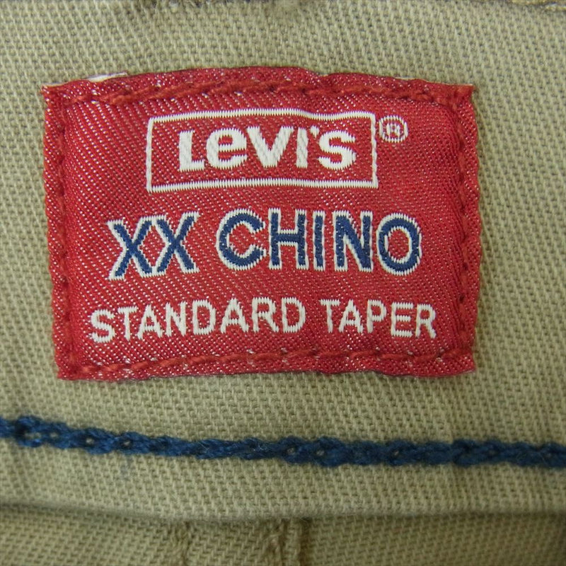 Levi's リーバイス CHINO STANDARD TAPER チノ パンツ ベージュ系 W30 L32【中古】