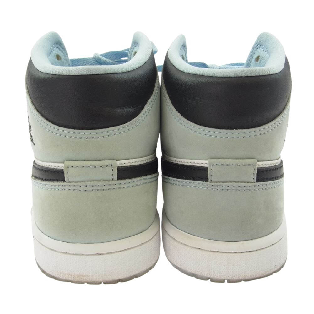 NIKE AIR JORDAN ナイキ ジョーダン DV1308-104 Air Jordan 1 Mid Ice Blue Nubuck エアジョーダン1 ミッド アイスブルーヌバック ハイカット スニーカー ライトブルー系 ホワイト系 26cm【中古】