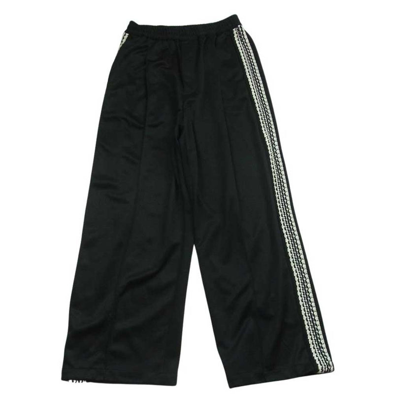 MAISON SPECIAL メゾンスペシャル Crochet Side Line Easy Straight Pants サイドライン トラック パンツ ブラック系 1【中古】