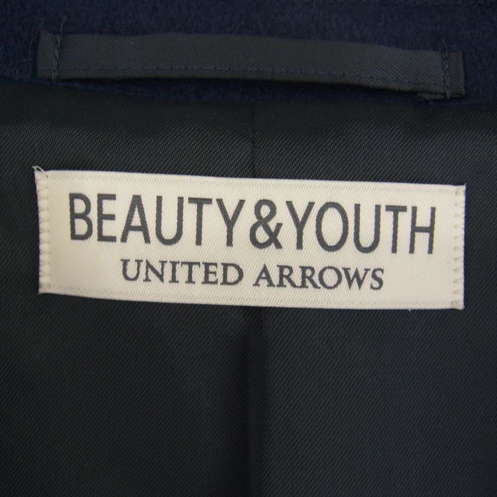 BEAUTY&YOUTH ビューティーアンドユース チェスターコート ソリッド 120S ネイビー系 XL【中古】