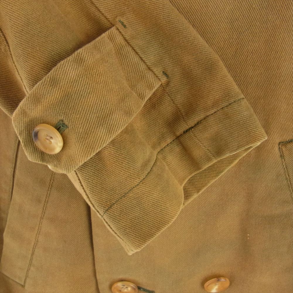 COMME des GARCONS HOMME PLUS コムデギャルソンオムプリュス 03AW PK-C003 03AW カーブ期 アーカイブ PK-C003 加工 コットン ロング コート ブラウン系 L【中古】