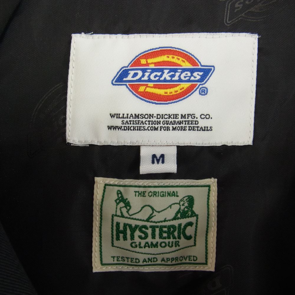 HYSTERIC GLAMOUR ヒステリックグラマー × Ｄickes ディッキーズ 181M10HG01 アイゼンハワー ワーク ジャケット ブラック系 M【中古】