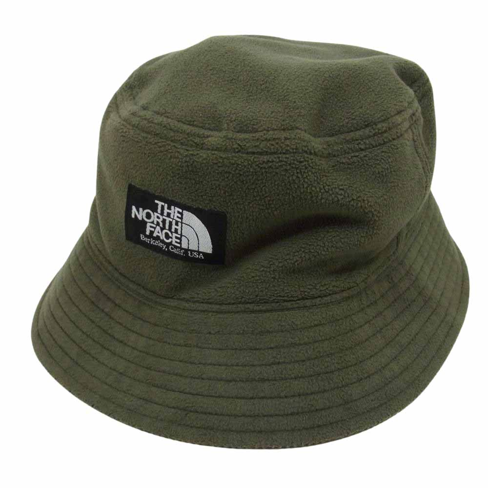 THE NORTH FACE ノースフェイス NN42032 Reversible Fleece Bucket Hat リバーシブル フリース バケットハット カーキ系 L 58～60cm【美品】【中古】