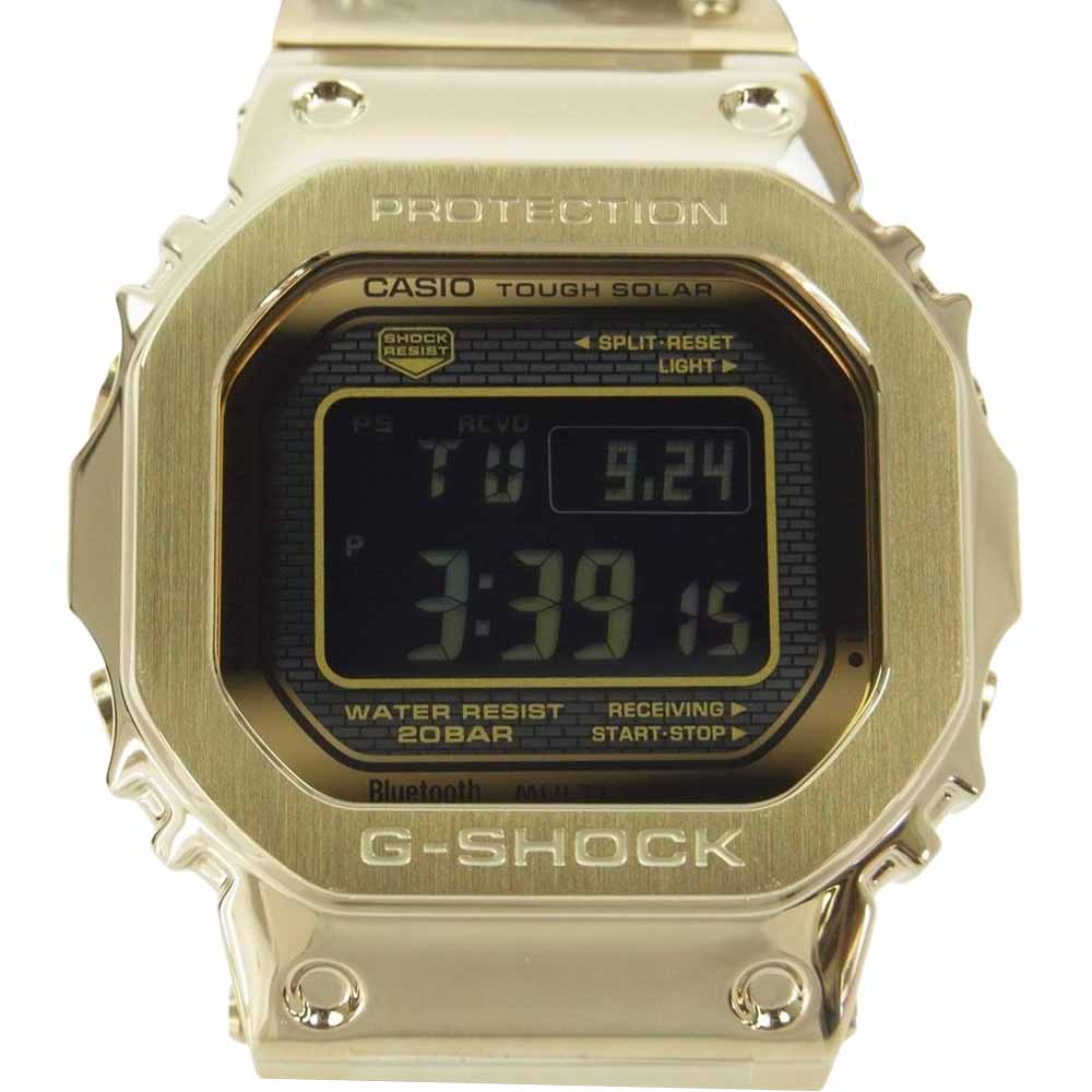 G-SHOCK ジーショック GMW-B5000GD-9JF フルメタル FULL METAL ソーラー 電波 デジタル 腕時計 ゴールド系【新古品】【未使用】【中古】