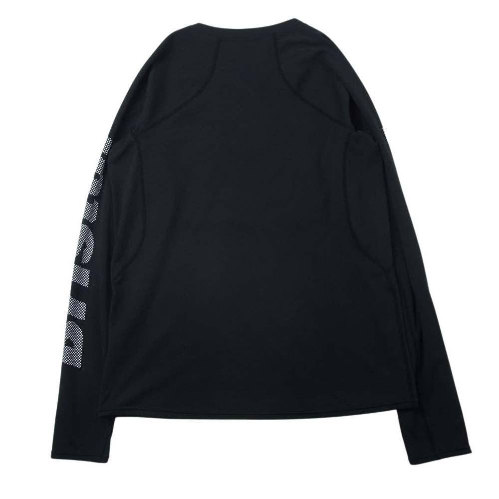 F.C.R.B. エフシーアールビー FCRB-192019 UNDER LAYER CREW NECK 袖ロゴ クルーネック 長袖 Tシャツ ブラック系 XL【中古】