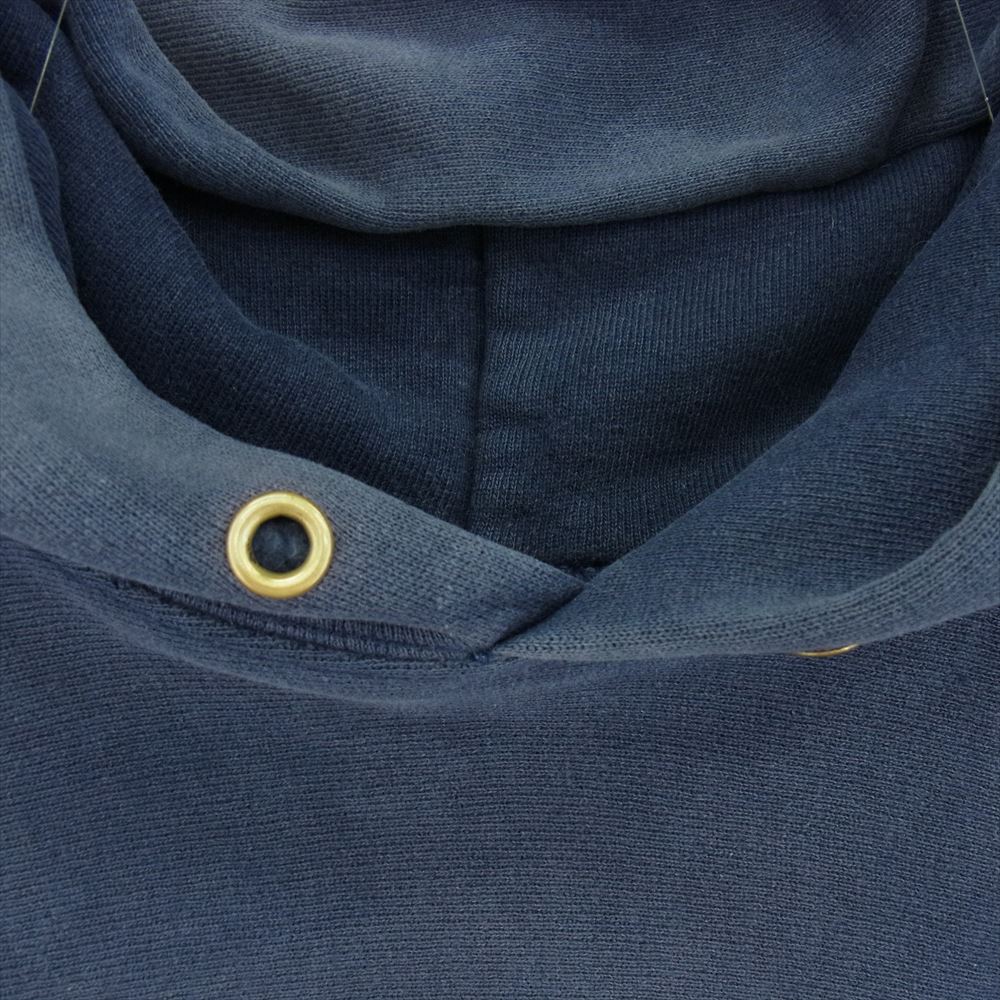 Champion チャンピオン USA製 ヴィンテージ 90s REVERSE WEAVE AVALON NAVY リバースウィーブ 染み込み スウェット ネイビー系 M【中古】