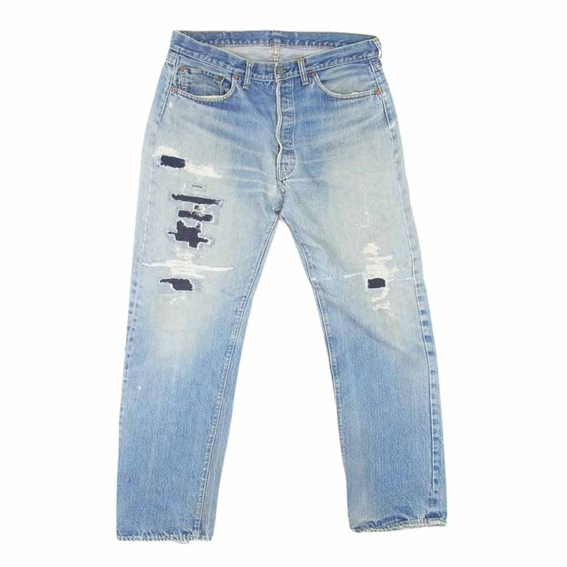 Levi's リーバイス ヴィンテージ オリジナル 501 66前期 BIGE ビッグE ボタン裏刻印6 デニムパンツ インディゴブルー系 サイズ表記無【中古】