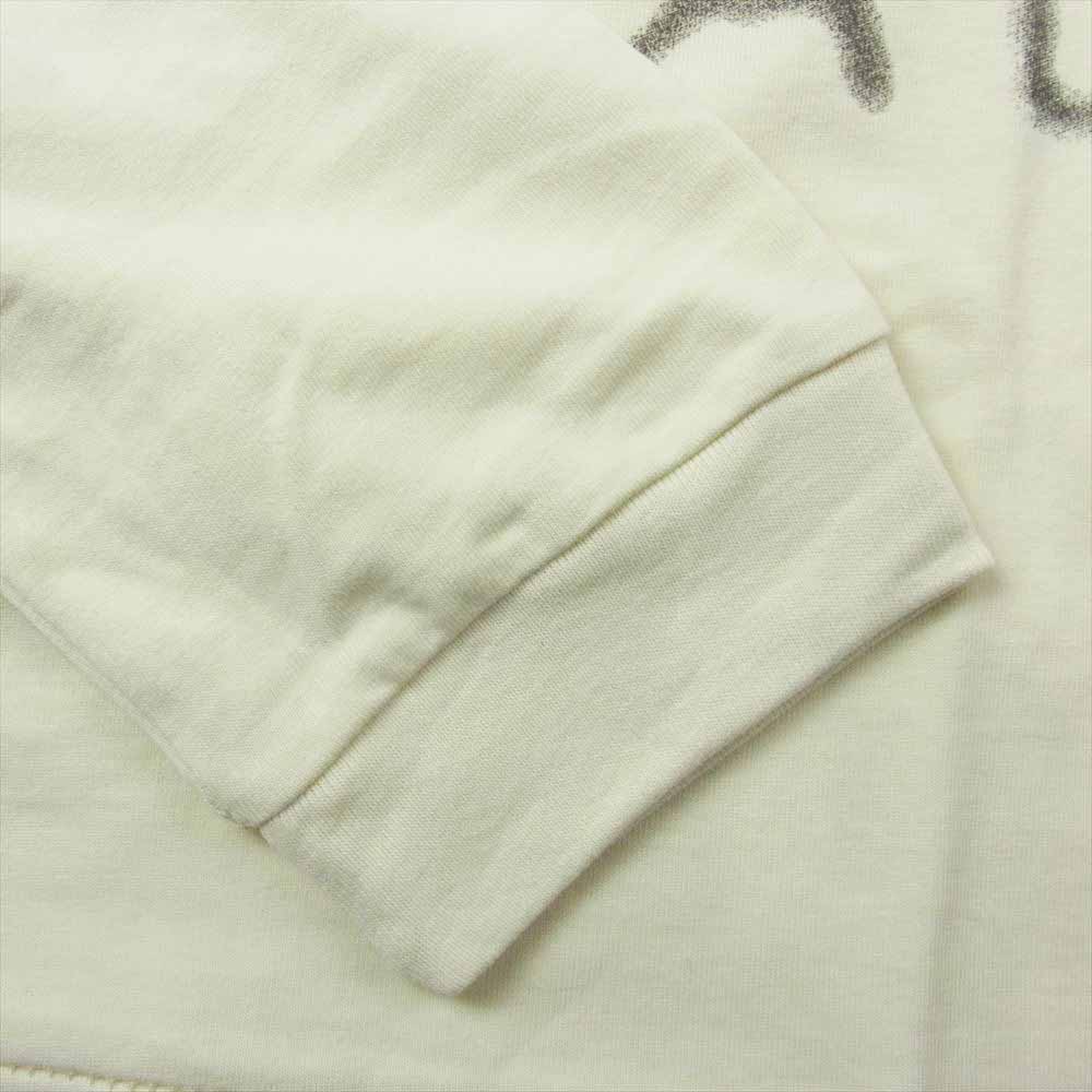 FEAR OF GOD フィアオブゴッド FOG x RRR123 RIVINGTON Revival LS T-shirt エフオージー リヴィントン ロイ レビス プリント 長袖 クルーネック Tシャツ ベージュ系【中古】