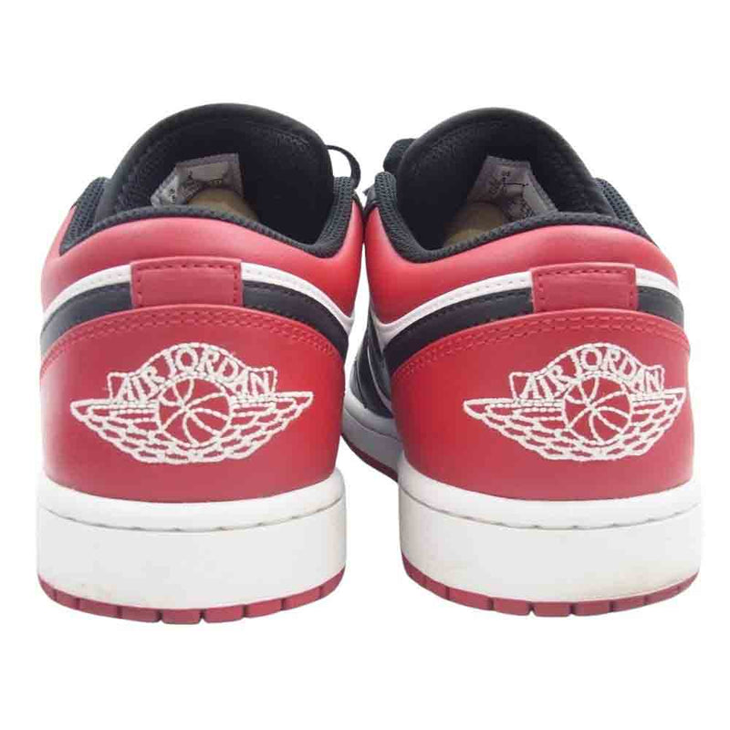 NIKE ナイキ 553558-612 Air Jordan 1 Low Bred Toe エアジョーダン1 ロー ブレッドトゥ ローカット スニーカー ブラック系 レッド系 ホワイト系 26ｃｍ【中古】