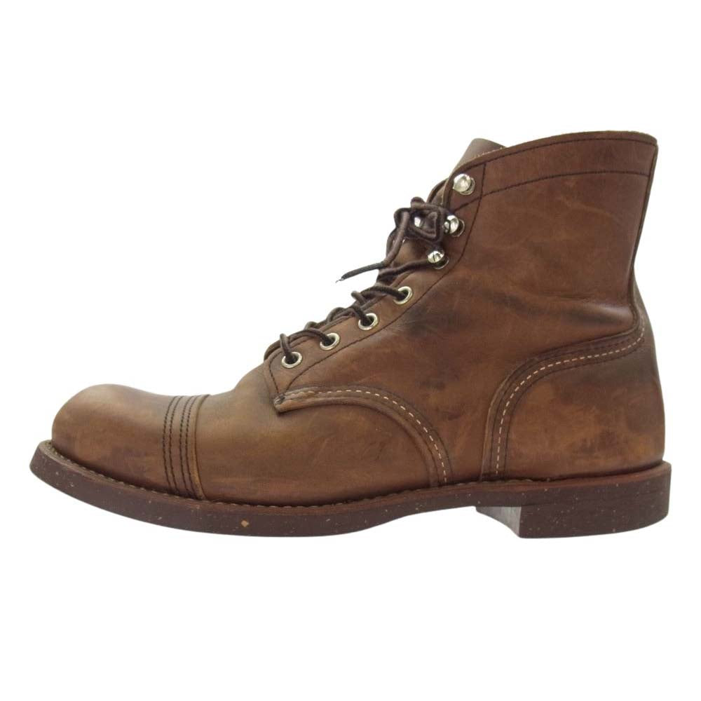 RED WING レッドウィング 8111 IRON RANGER アンバー ハーネス ブーツ ブラウン系 27cm【中古】