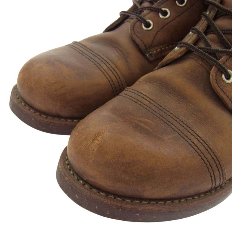 RED WING レッドウィング 8111 IRON RANGER アンバー ハーネス ブーツ ブラウン系 27cm【中古】