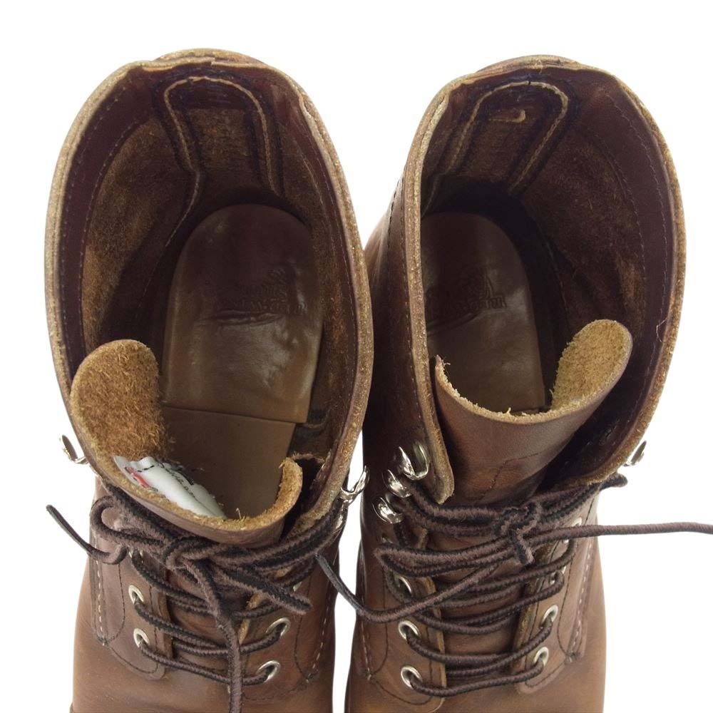 RED WING レッドウィング 8111 IRON RANGER アンバー ハーネス ブーツ ブラウン系 27cm【中古】