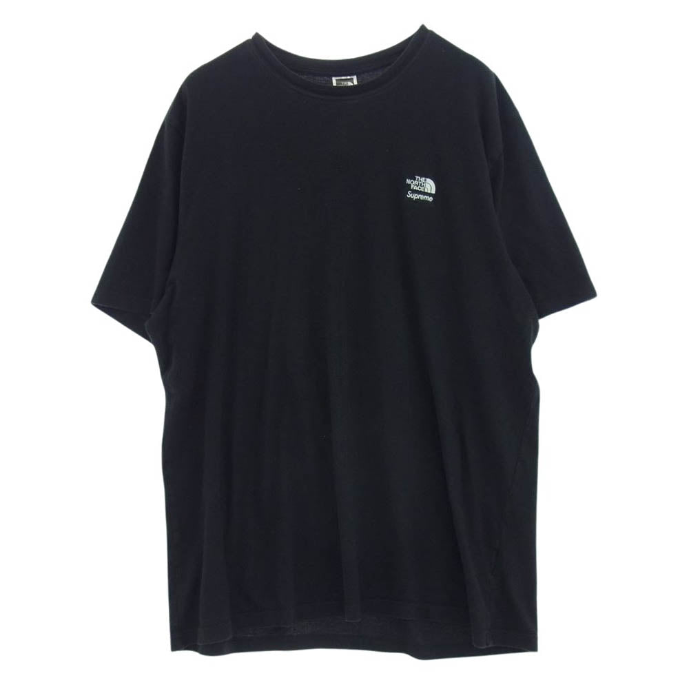 Supreme シュプリーム 22SS NT02209I × THE NORTH FACE Bandana Tee ノースフェイス バンダナ 半袖 Tシャツ ブラック系 XL【中古】