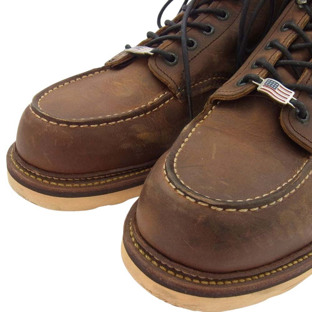 RED WING レッドウィング 1907 6-inch Classic Moc 6-インチ クラシック モック ブーツ ブラウン系 9.5【中古】