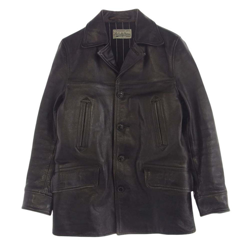 WACKO MARIA ワコマリア LEATHER COAT レザー カー コート ジャケット ブラック系【中古】