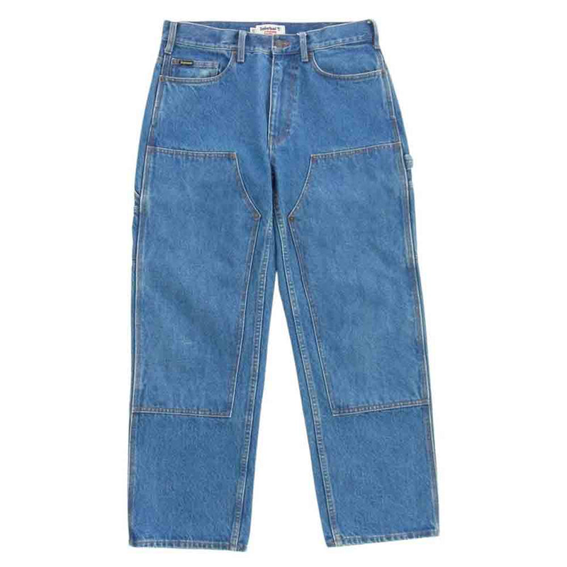 Supreme シュプリーム 21SS × Timberland Double Knee Painter Pant Denim ティンバーランド ダブルニー ペインターデニムパンツ インディゴブルー系 30【中古】