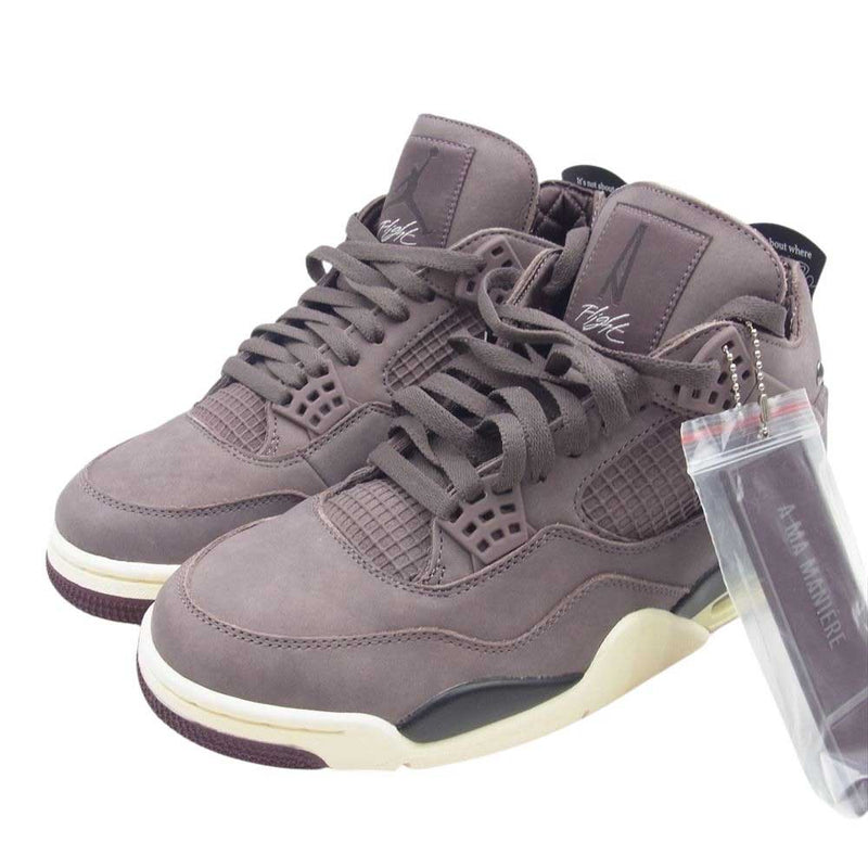 NIKE ナイキ DV6773-220 × A Ma Mani?re Air Jordan 4 Violet Ore アママニエール エアジョーダン4 バイオレット オレ スニーカー ブラウン系 27cm【新古品】【未使用】【中古】