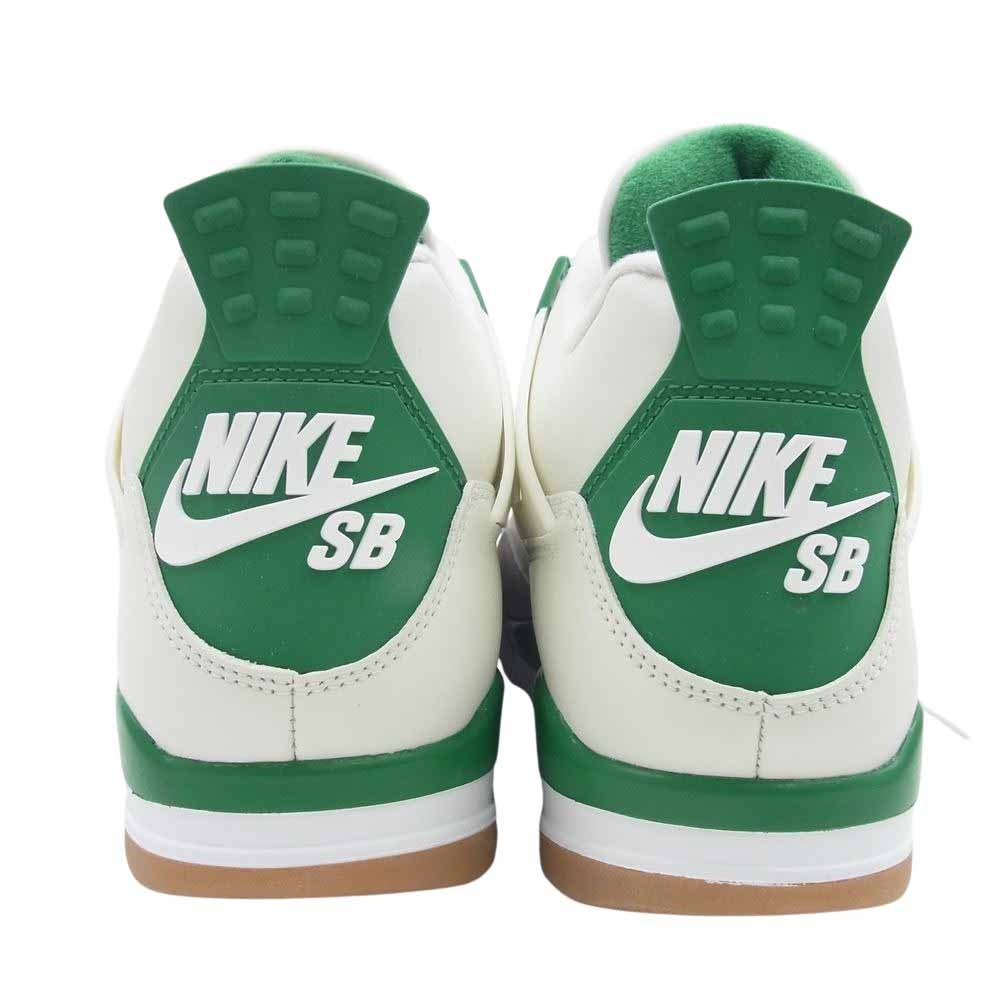 NIKE ナイキ DR5415-103 SB Air Jordan 4 Pine Green エアジョーダン4 パイングリーン スニーカー ホワイト系 グリーン系 27cm【新古品】【未使用】【中古】