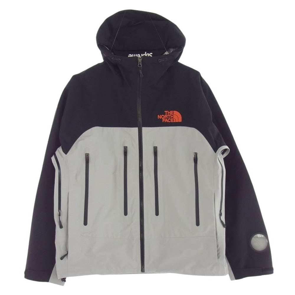 Supreme シュプリーム  22AW  NP52207I × THE NORTH FACE ノースフェイス Taped Seam Shell Jacket テープド シーム シェル ジャケット ブラック系 グレー系 M【中古】