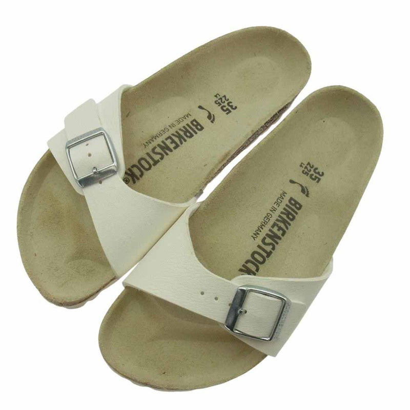 BIRKENSTOCK ビルケンシュトック Madrid マドリッド サンダル ホワイト系 22.5cm【中古】