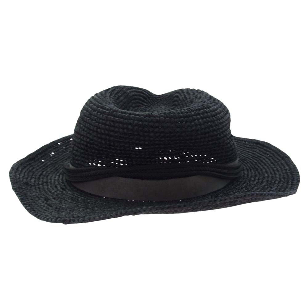 THE NORTH FACE ノースフェイス NN01554 Raffia Hat  ラフィア ハット ブラック系 FREE【中古】