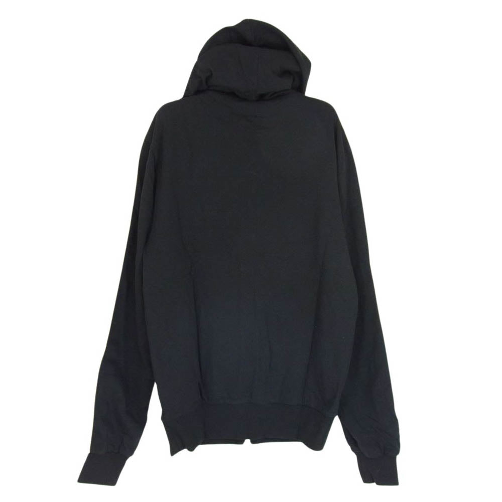 DOLCE&GABBANA ドルチェアンドガッバーナ GYM COLLECTION ジムコレクション ロゴプレート ジップアップ フーディ パーカー ブラック系 44【中古】