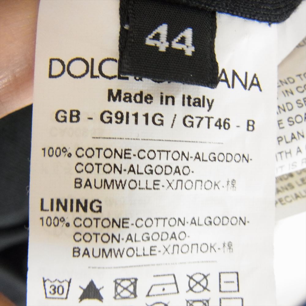 DOLCE&GABBANA ドルチェアンドガッバーナ GYM COLLECTION ジムコレクション ロゴプレート ジップアップ フーディ パーカー ブラック系 44【中古】