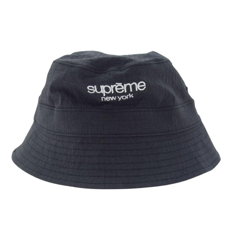 Supreme シュプリーム 23SS Cordura Ripstop Crusher コーデュラ リップストップ クラッシャー ハット 帽子 ブラック系 M/L【美品】【中古】