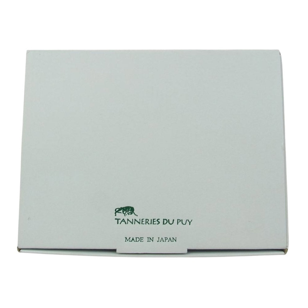 銀座ヨシノヤ TANNERIES DU PUY ゴールドバックル レザー ベルト ブラック系【中古】