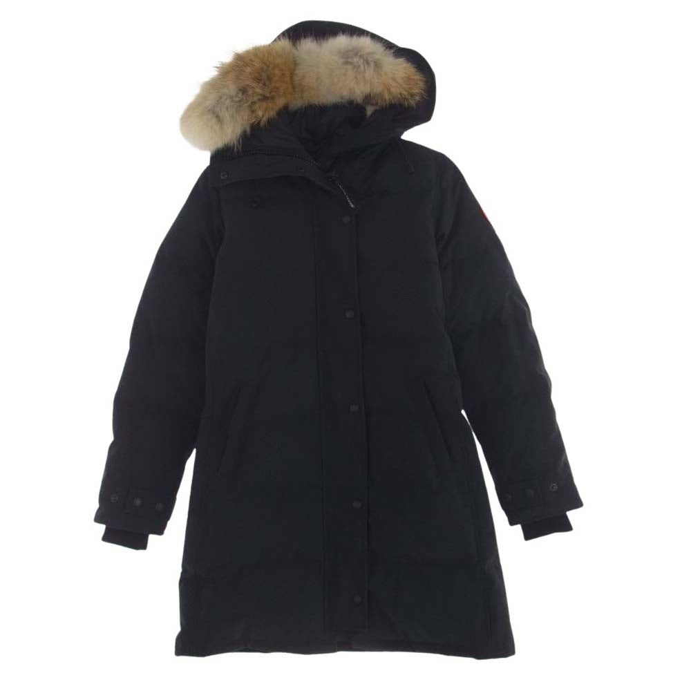 CANADA GOOSE カナダグース 3802L SHELBURNE PARKA シェルバーン パーカ ダウン ジャケット ネイビー系 XS【中古】