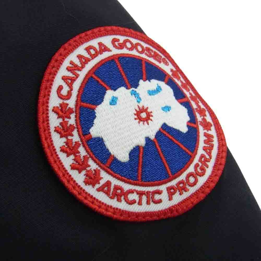 CANADA GOOSE カナダグース 3802L SHELBURNE PARKA シェルバーン パーカ ダウン ジャケット ネイビー系 XS【中古】