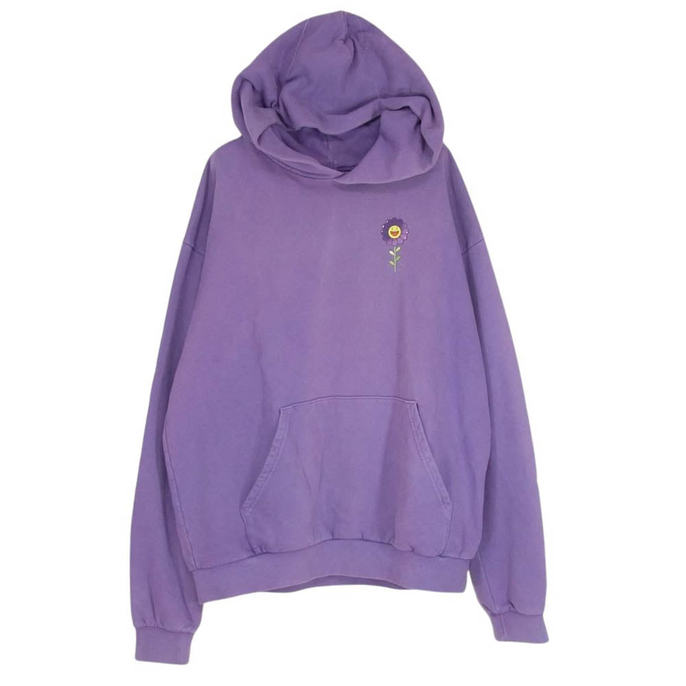 J. バルヴィン × 村上隆 Takashi Murakami Kaikai Kiki カイカイキキ フーディ パーカー パープル系 L【中古】