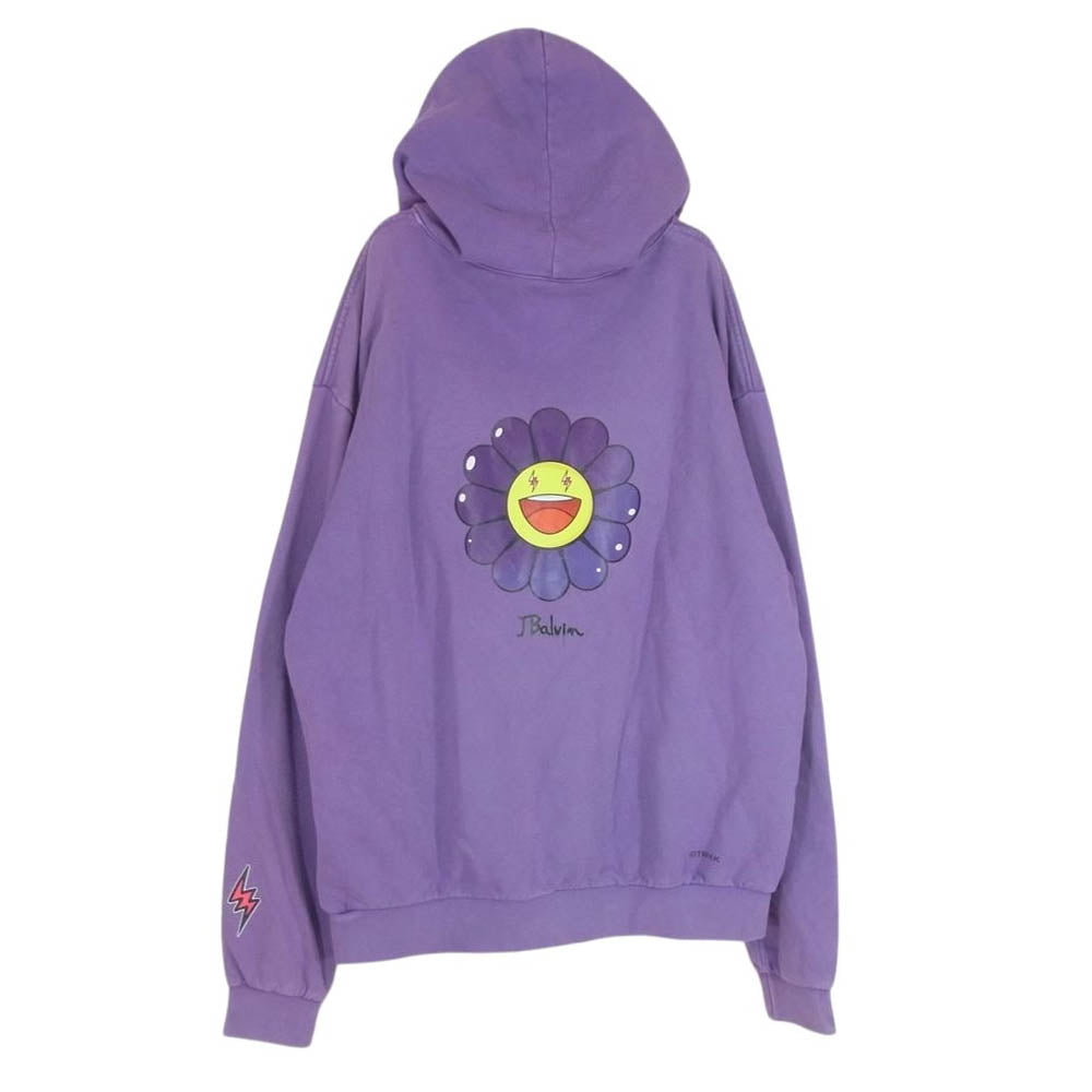 J. バルヴィン J Balvin × 村上隆 Takashi Murakami Kaikai Kiki カイカイキキ フーディ パーカー パープル系 L【中古】 J. バルヴィン × 村上隆 Takashi Murakami Kaikai Kiki カイカイキキ