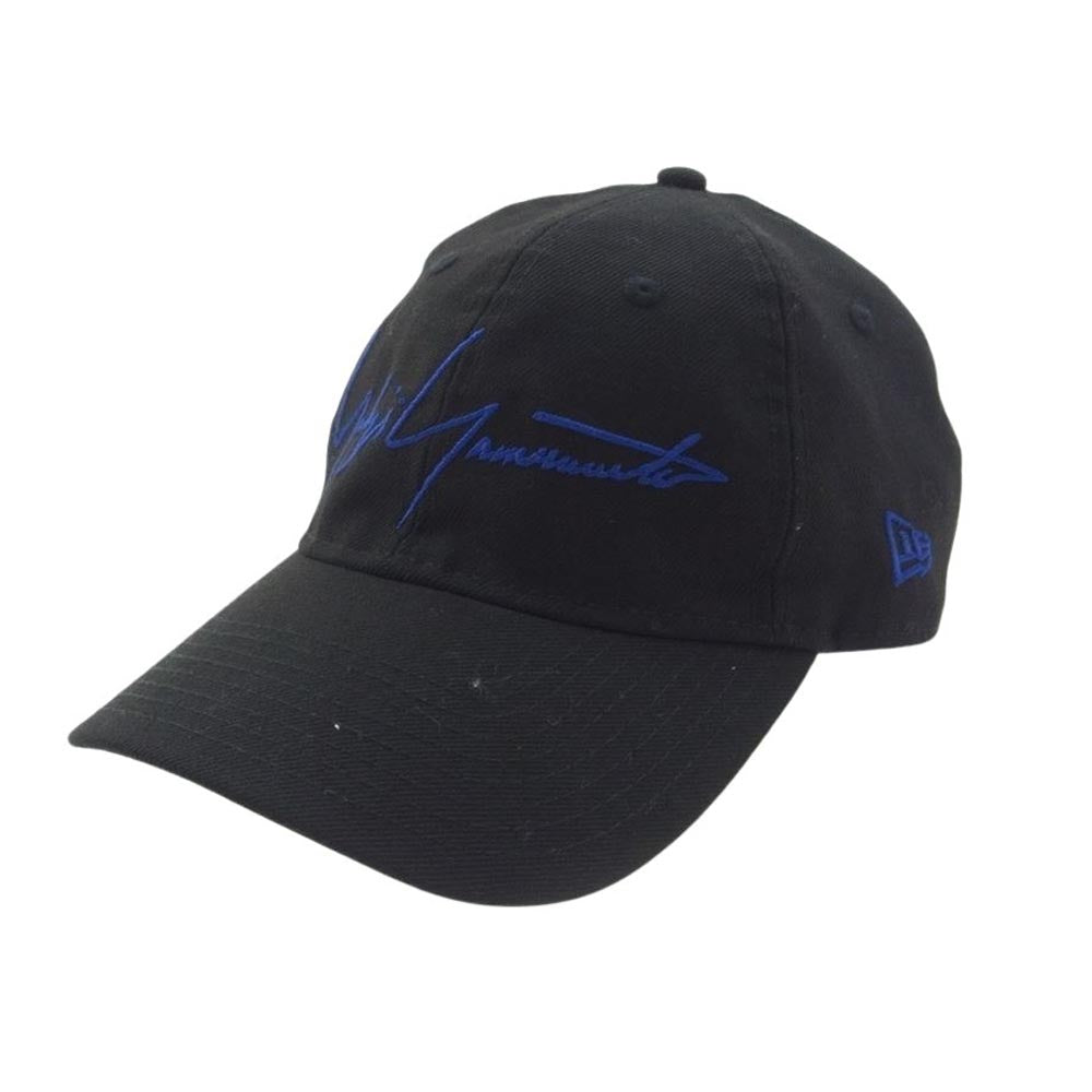 Yohji Yamamoto ヨウジヤマモト HH-H52-160 × NEW ERA ニューエラ 9THIRTY YY Sign ロゴ刺繍 キャップ 帽子 ブラック系【中古】