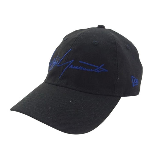 Yohji Yamamoto ヨウジヤマモト HH-H52-160 × NEW ERA ニューエラ 9THIRTY YY Sign ロゴ刺繍 キャップ 帽子 ブラック系【中古】