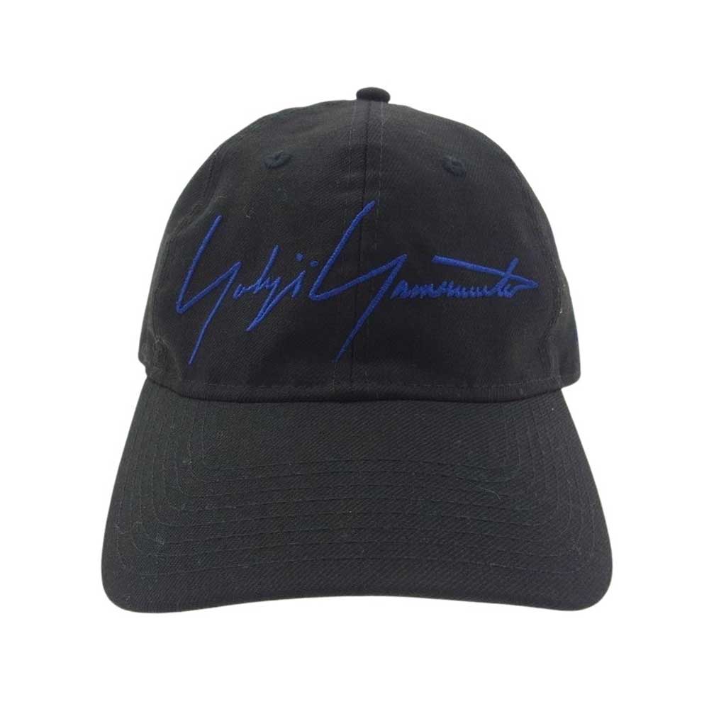Yohji Yamamoto ヨウジヤマモト HH-H52-160 × NEW ERA ニューエラ 9THIRTY YY Sign ロゴ刺繍 キャップ 帽子 ブラック系【中古】