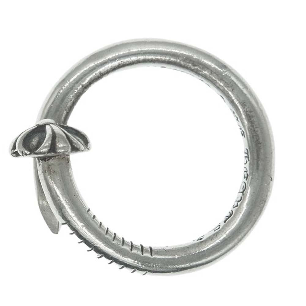 CHROME HEARTS クロムハーツ（原本無） NAIL CRSBALL ネイル クロスボール リング 12号【中古】