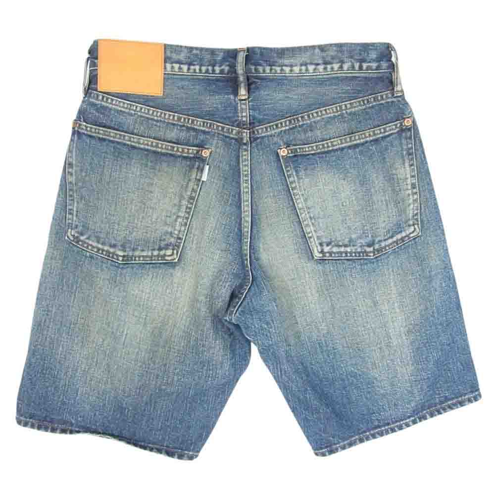 シュガーヒル 2441000409 FADED MODERN DENIM WIDE SHORTS フェード モダン デニム ワイド ショーツ インディゴブルー系 32【中古】