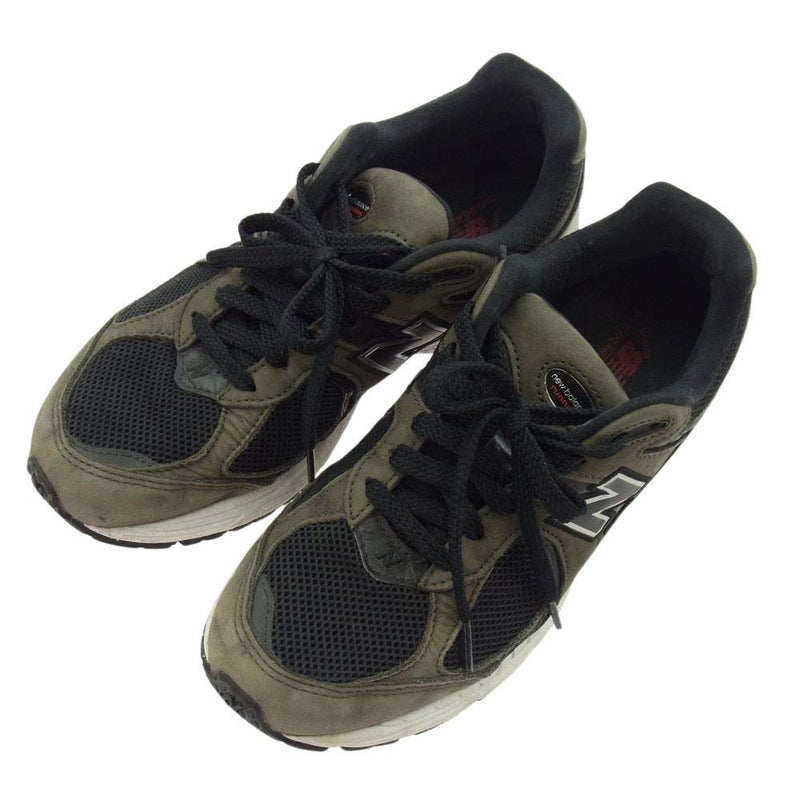 NEW BALANCE ニューバランス ML2002RB 2002R B ローカット スニーカー カーキ系 26.5cm【中古】