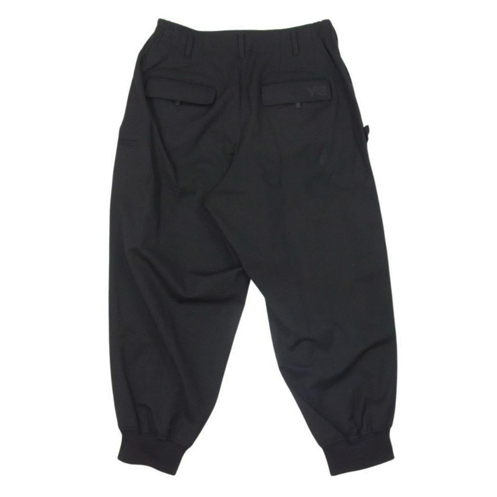 Y-3 Yohji Yamamoto ワイスリー ヨウジヤマモト 20AW GK4567  CLASSIC REFINED WOOL CUFF PANTS クラシックリファインド ウールカフ パンツ ブラック系 M【中古】