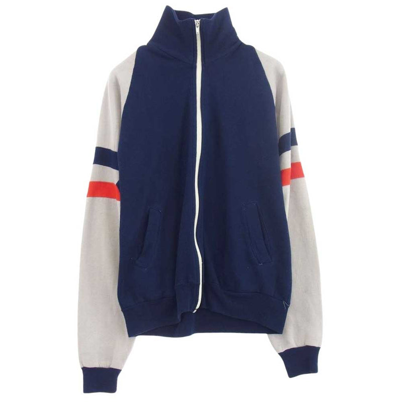 ウィニングウェイズ track jacket コットン スウェット トラックジャケット ジップアップ ジャケット ネイビー系 M【中古】