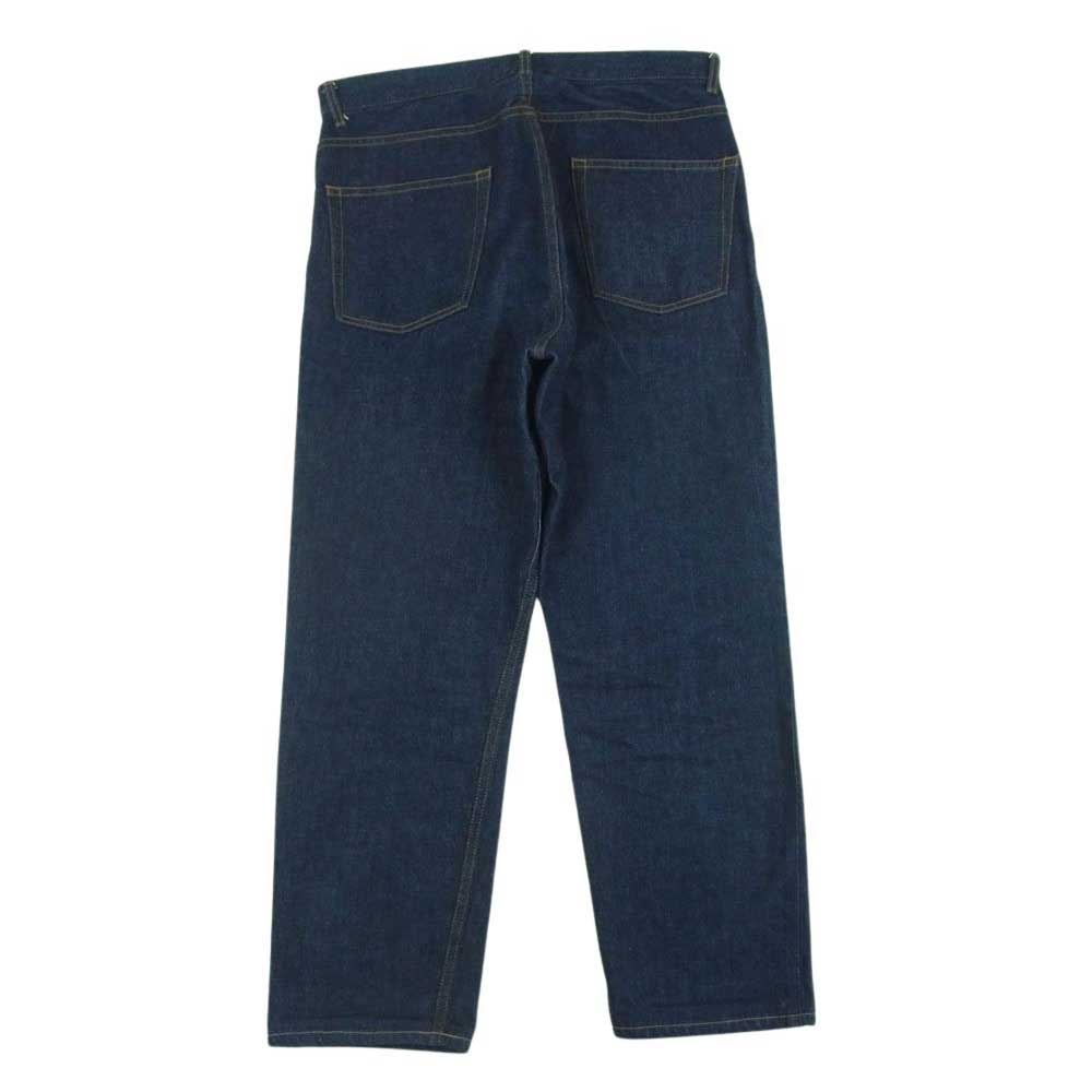 BEAMS ビームス 38-21-0040-791 5 Pocket Wide Denim ワイド デニム パンツ 日本製 インディゴブルー系 L【中古】