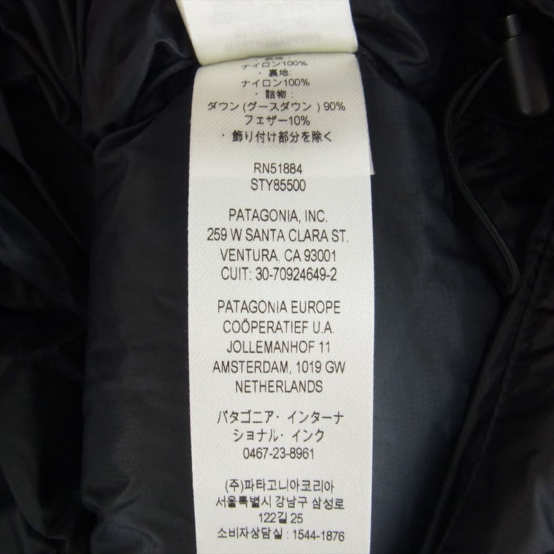 patagonia パタゴニア 23AW STY85500FA23 Fitz Roy Down Hoody フィッツロイ ダウン フーディ ジャケット ブラック系 XL【中古】