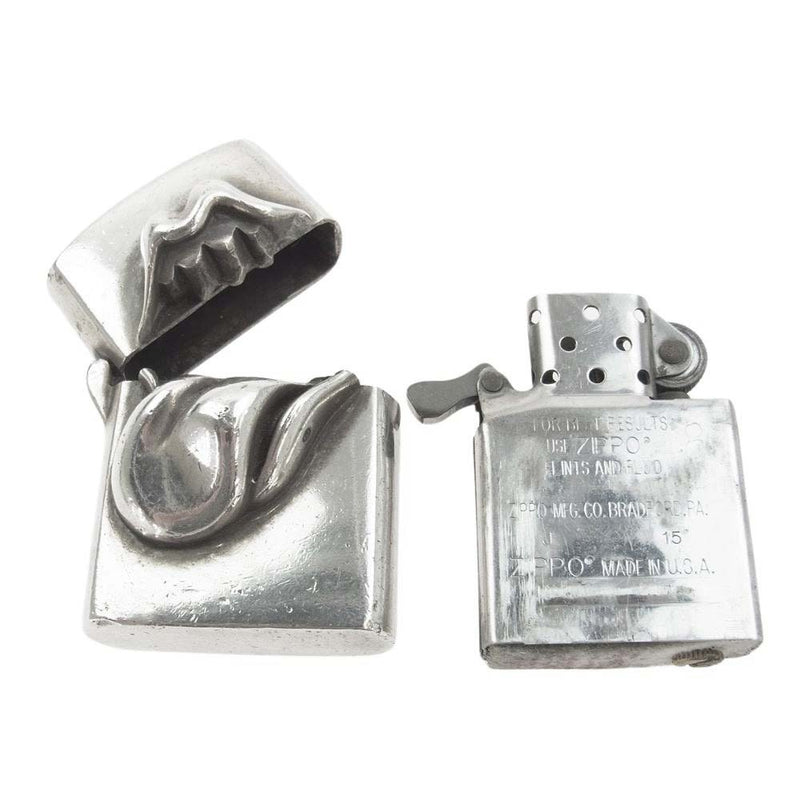 CHROME HEARTS クロムハーツ（原本無） L＆T ZIPPO LIGHTER ジッポ ライター リップ＆タン リップアンドタン【中古】