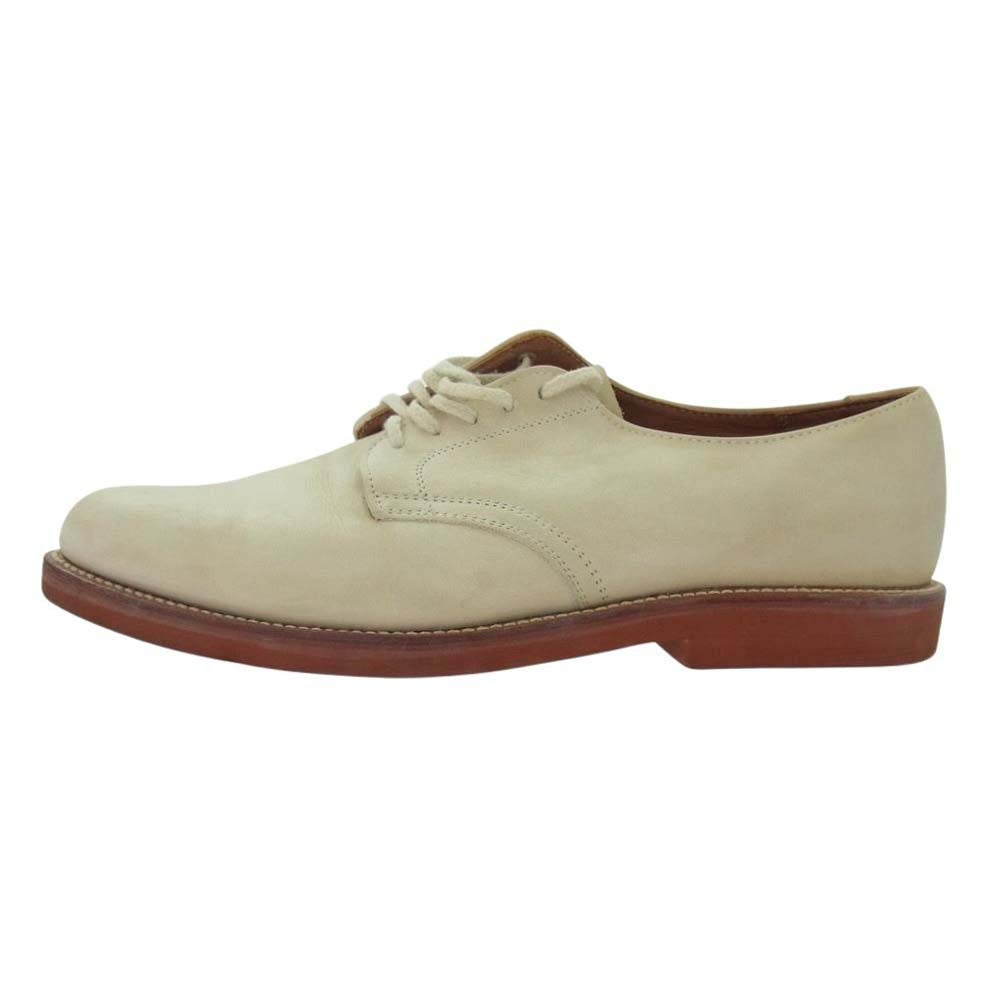 L.L.Bean エルエルビーン ホワイトバックス ヌバック レザー プレーントゥ シューズ ベージュ系 US9.5【中古】