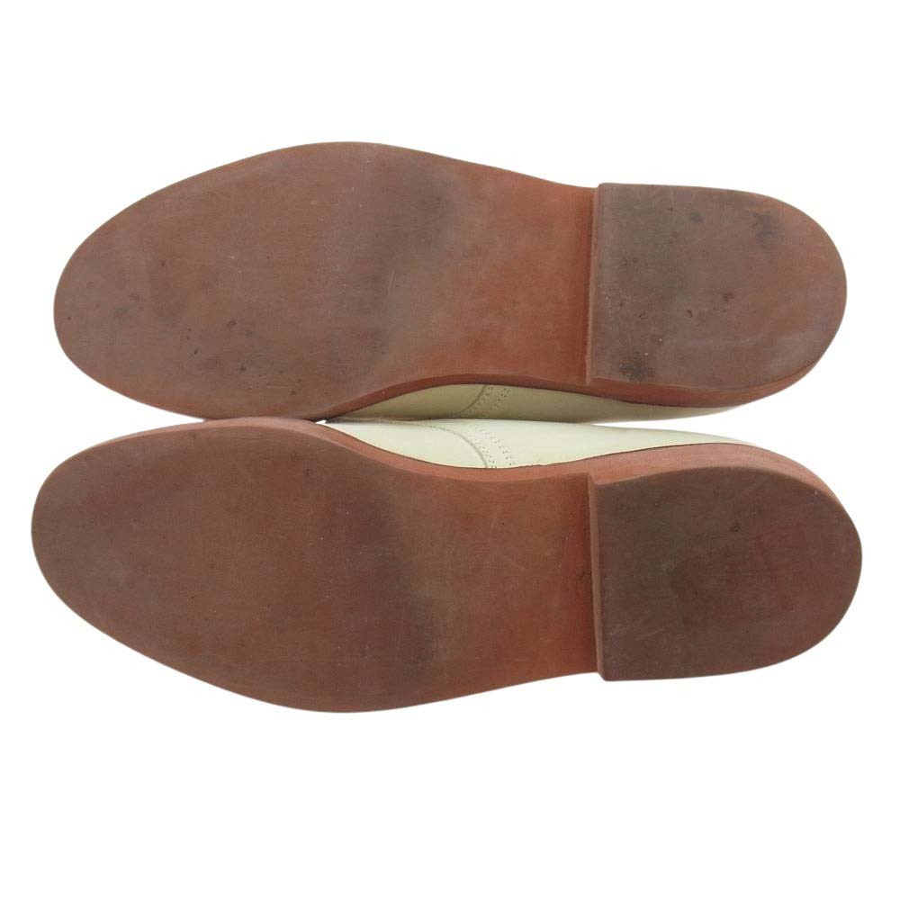 L.L.Bean エルエルビーン ホワイトバックス ヌバック レザー プレーントゥ シューズ ベージュ系 US9.5【中古】